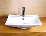 lavabo da appoggio filo muro 620x420x170 - Edil Casa | Arredo bagno Termoarredi, Design di interni